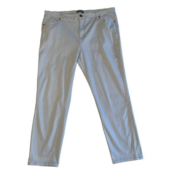 Buffalo David Bitton light blue Daily mid-rise stretch skinny ankle grazer 16/36 - Picture 1 of 11